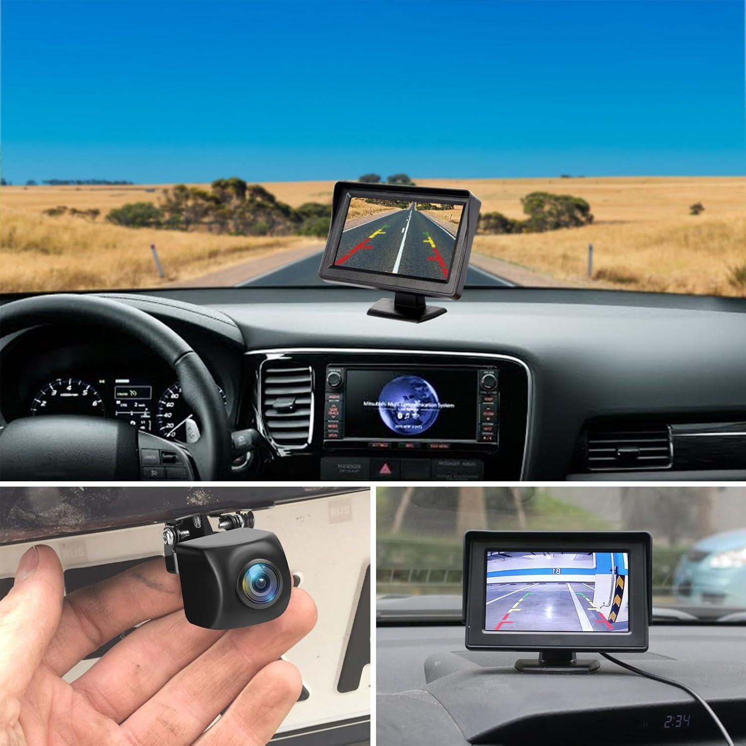 Cámara de Respaldo Kairiyard 5" HD 170° para Auto y Camión