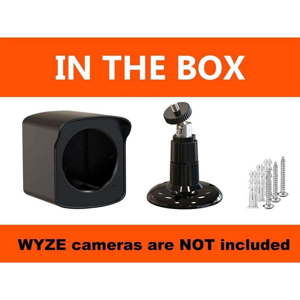 Soporte PEF para Wyze Cam Exterior Ajustable 360° Negro