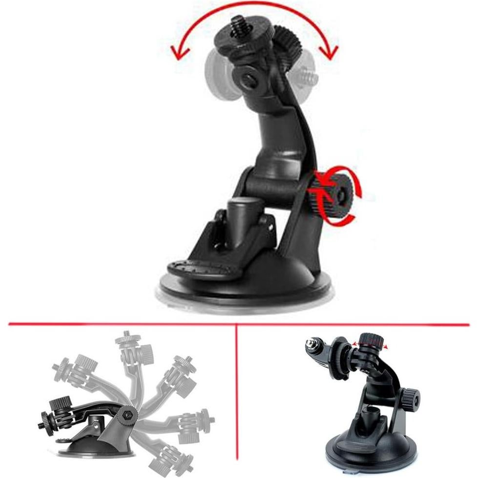 Soporte de Ventosa para Cámara de Acción Walway 11cm Ajustable