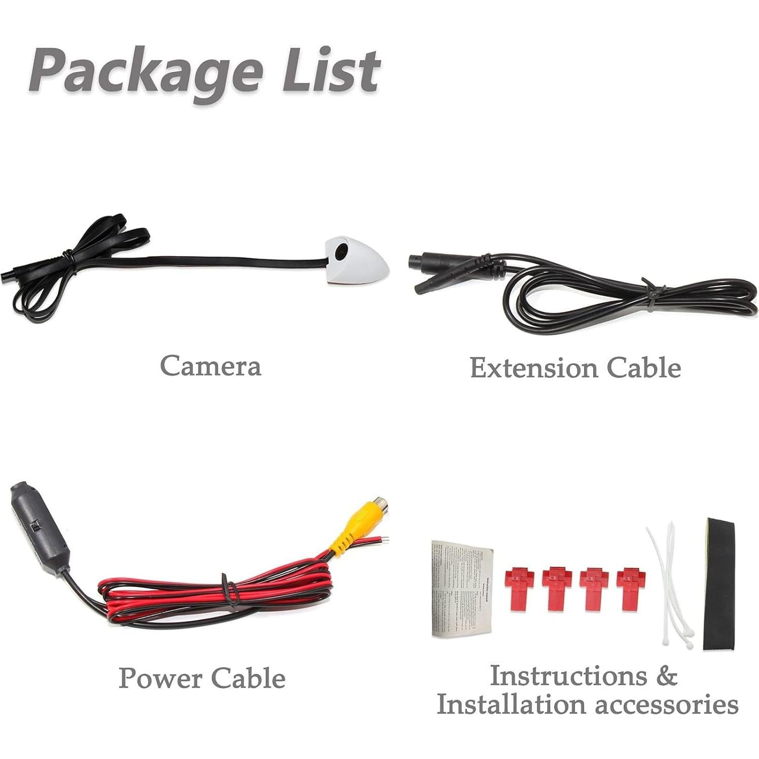 Cámara de Punto Ciego EWAY Mini 120° para Auto 12V