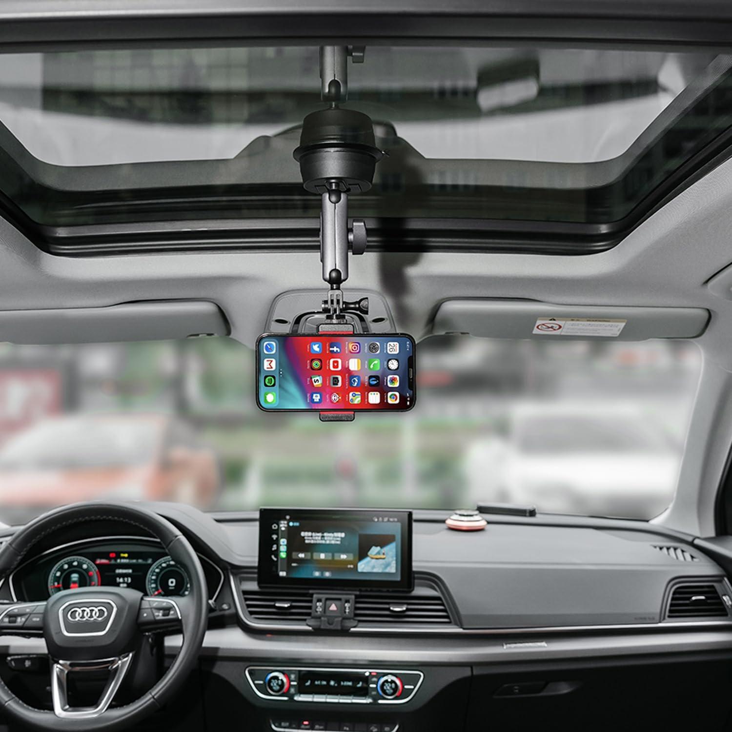 Soporte Universal para Coche Suptig, Ventosa 360° para Smartphones y Cámaras