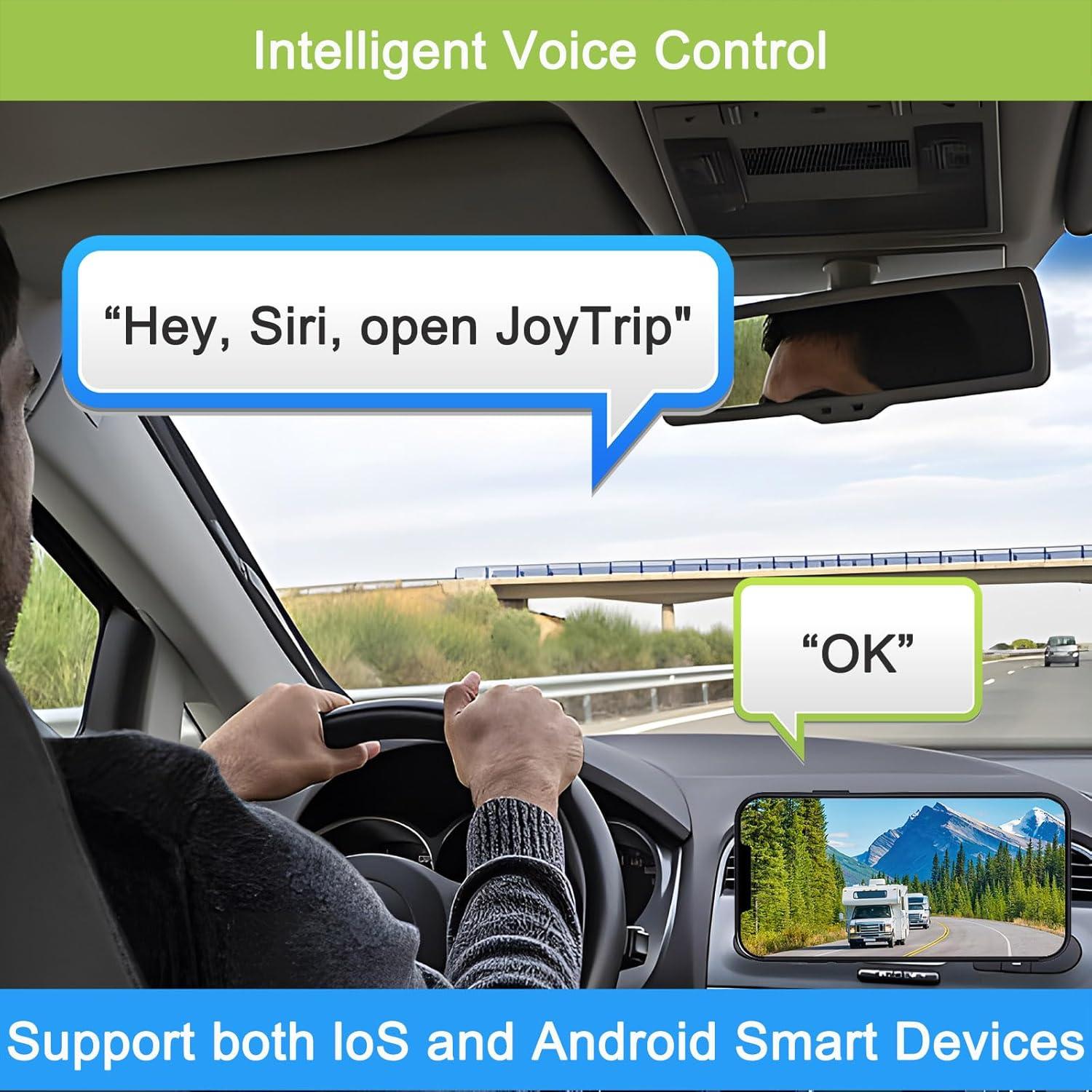 Wireless Magnetic Backup Camera for Trailers/RV/Camper - WiFi Rechargeable HD Night Vision, No Wiring/Drilling, Easy Hitch Alignment, Compatible with iPhone/Android/iPad (Gooseneck/Fifth Wheel)