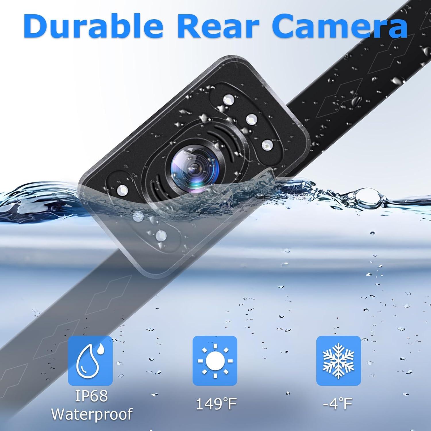 Cámara de Respaldo Inalámbrica Jansite 5" 1080P con Monitor