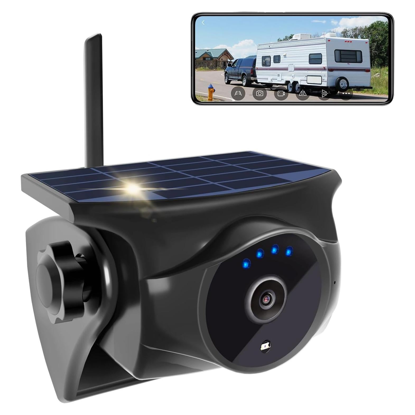 Cámara de Respaldo Inalámbrica Solar STONVUE 1080P IP66