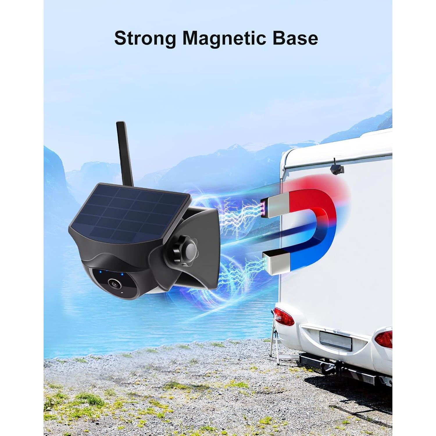 Cámara de Respaldo Inalámbrica Solar STONVUE 1080P IP66