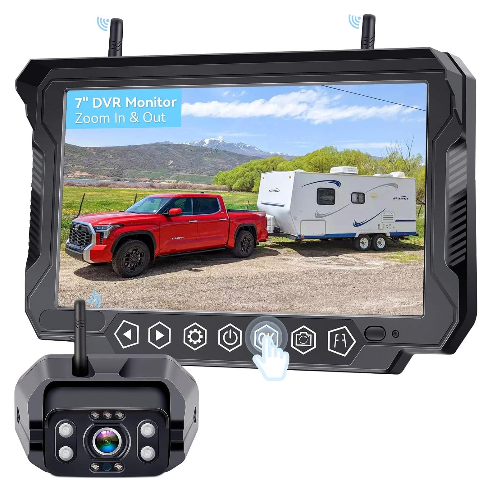 Cámara de Respaldo Inalámbrica 7" SHENZHEN S21 1080P HD
