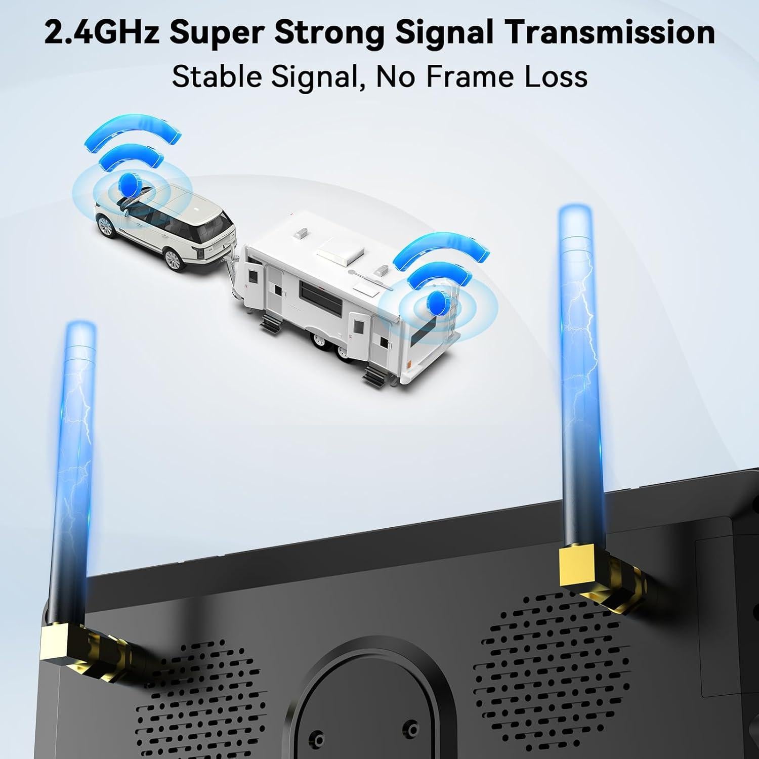 Cámara de Respaldo Inalámbrica 7" SHENZHEN S21 1080P HD