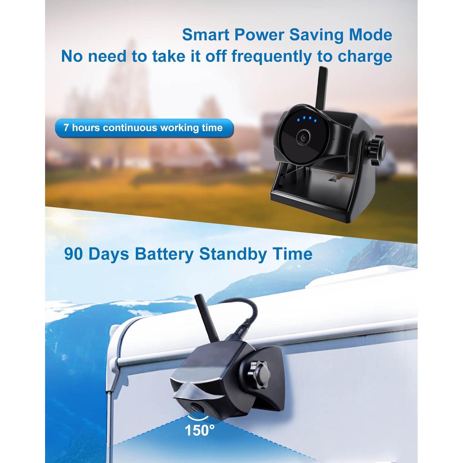 Cámara de Respaldo Inalámbrica STONVUE S1-WF818 1080P IP69K