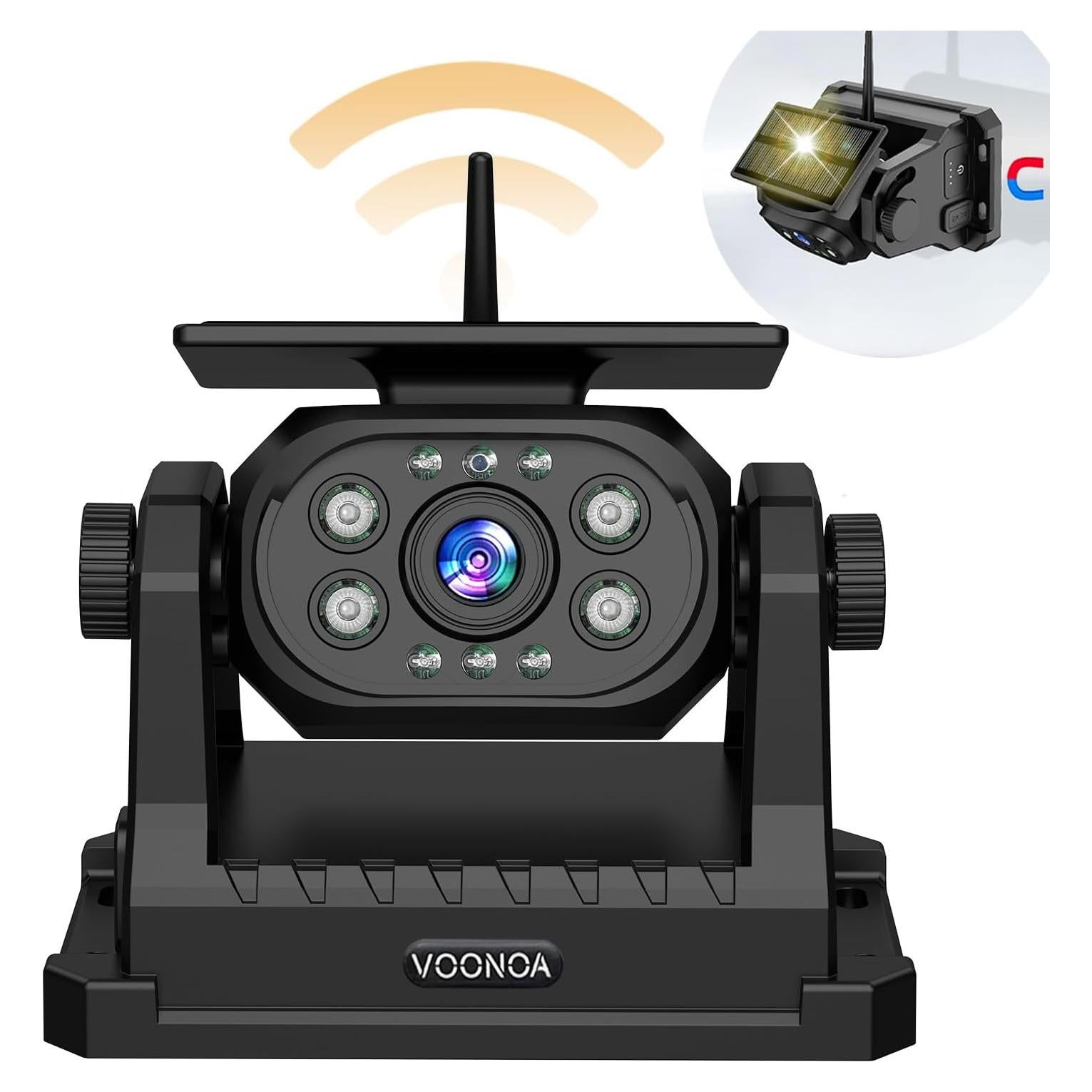 Cámara de Respaldo Inalámbrica Solar VOONOA VN003 9600mAh