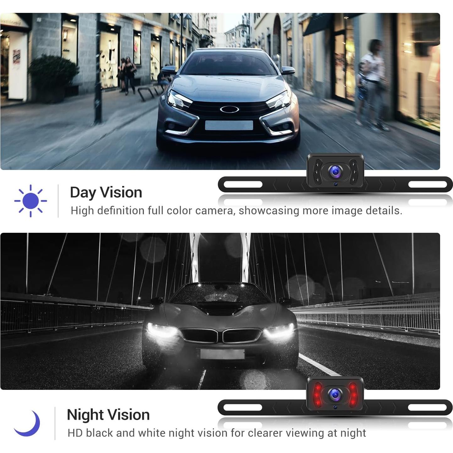 Cámara de Respaldo Inalámbrica Hikity 5" con Monitor IPS