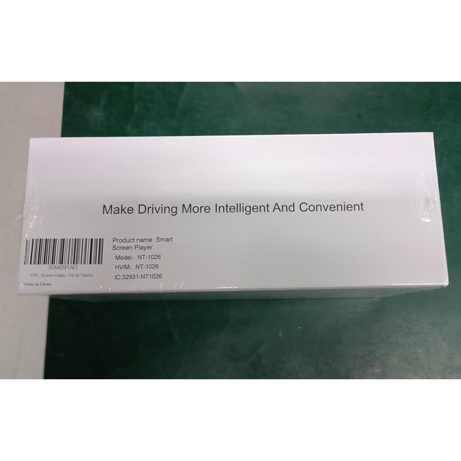 Pantalla Inalámbrica Carplay NUOTIAN 26.06 cm con Cámara HD