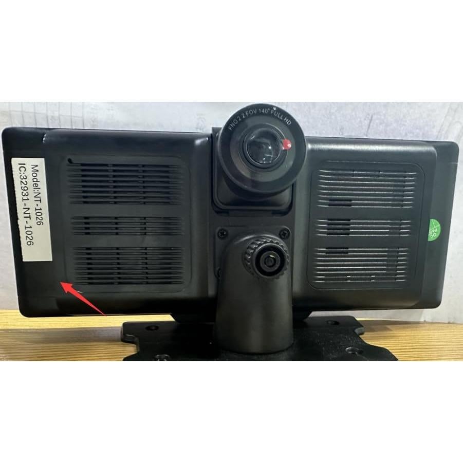 Pantalla Inalámbrica Carplay NUOTIAN 26.06 cm con Cámara HD