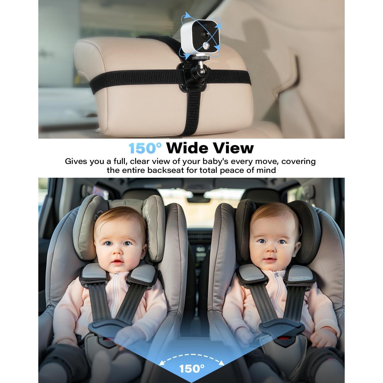 Cámara para Bebés Wiiki-Tech V3-T2Pro, Monitor 5" HD 1080P