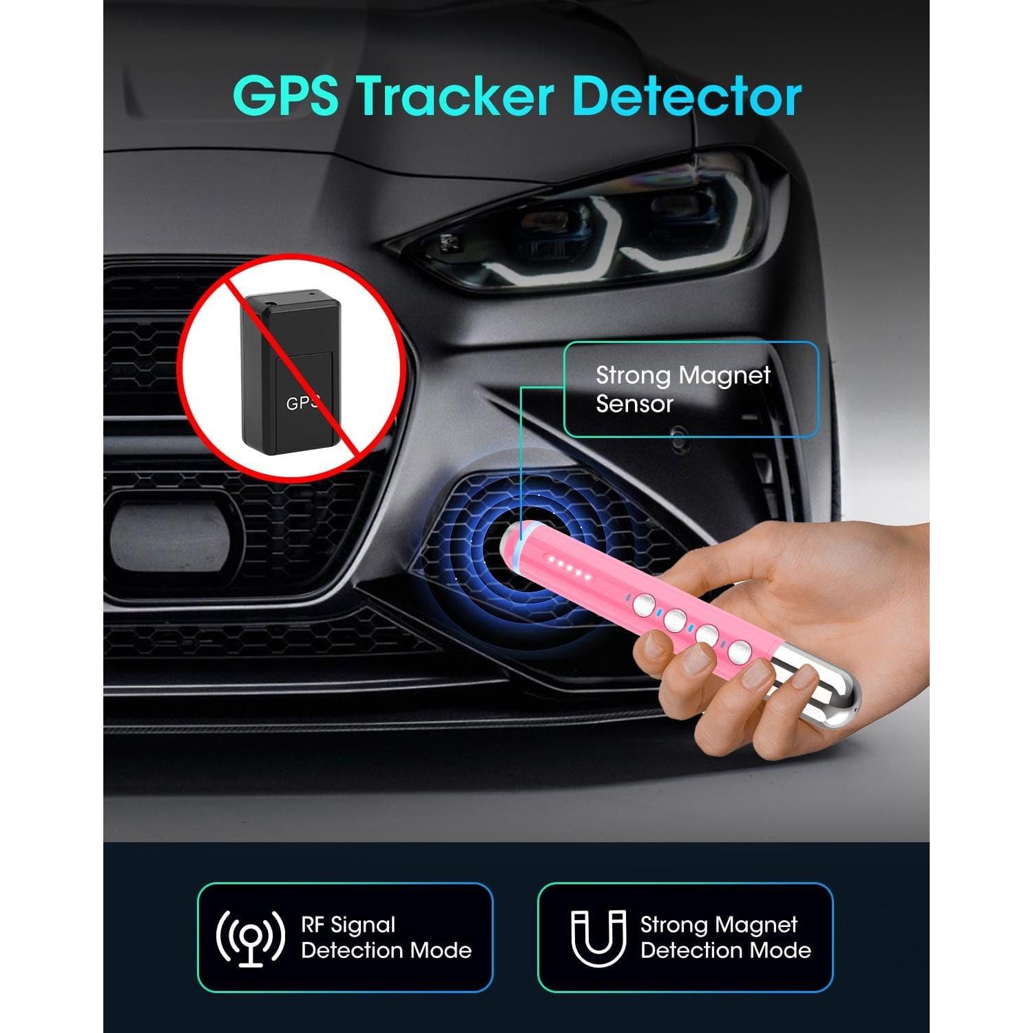 Detector de Cámaras Ocultas STSVA 4 en 1 Rosa Inalámbrico