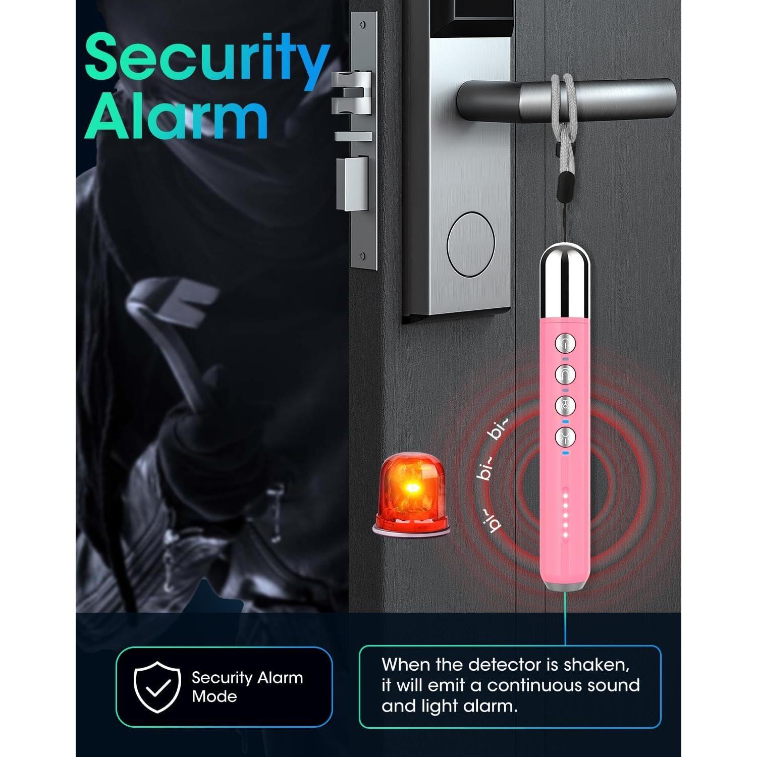 Detector de Cámaras Ocultas STSVA 4 en 1 Rosa Inalámbrico