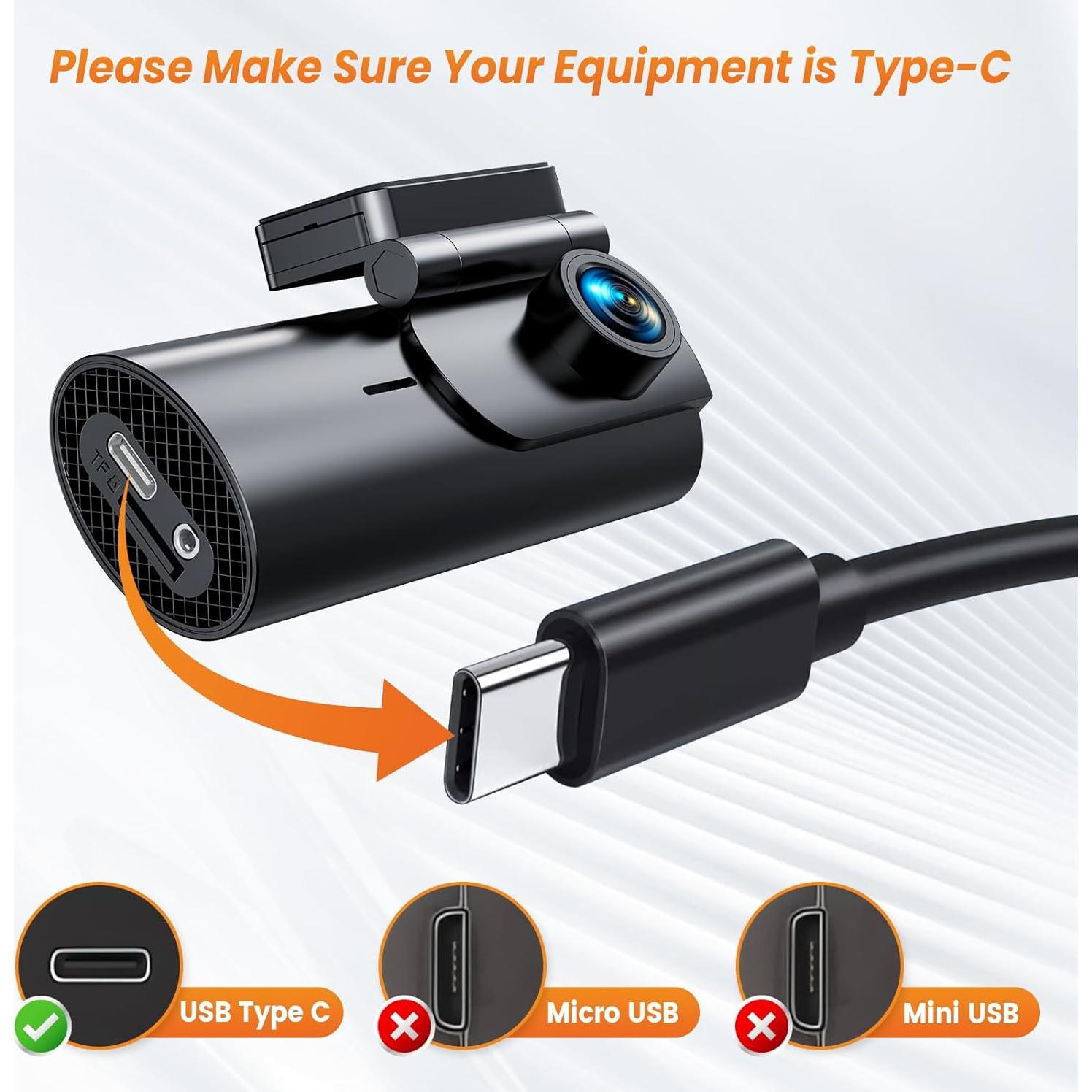 Kit de Cableado Duro GKU para Dash Cam 12V-24V a 5V