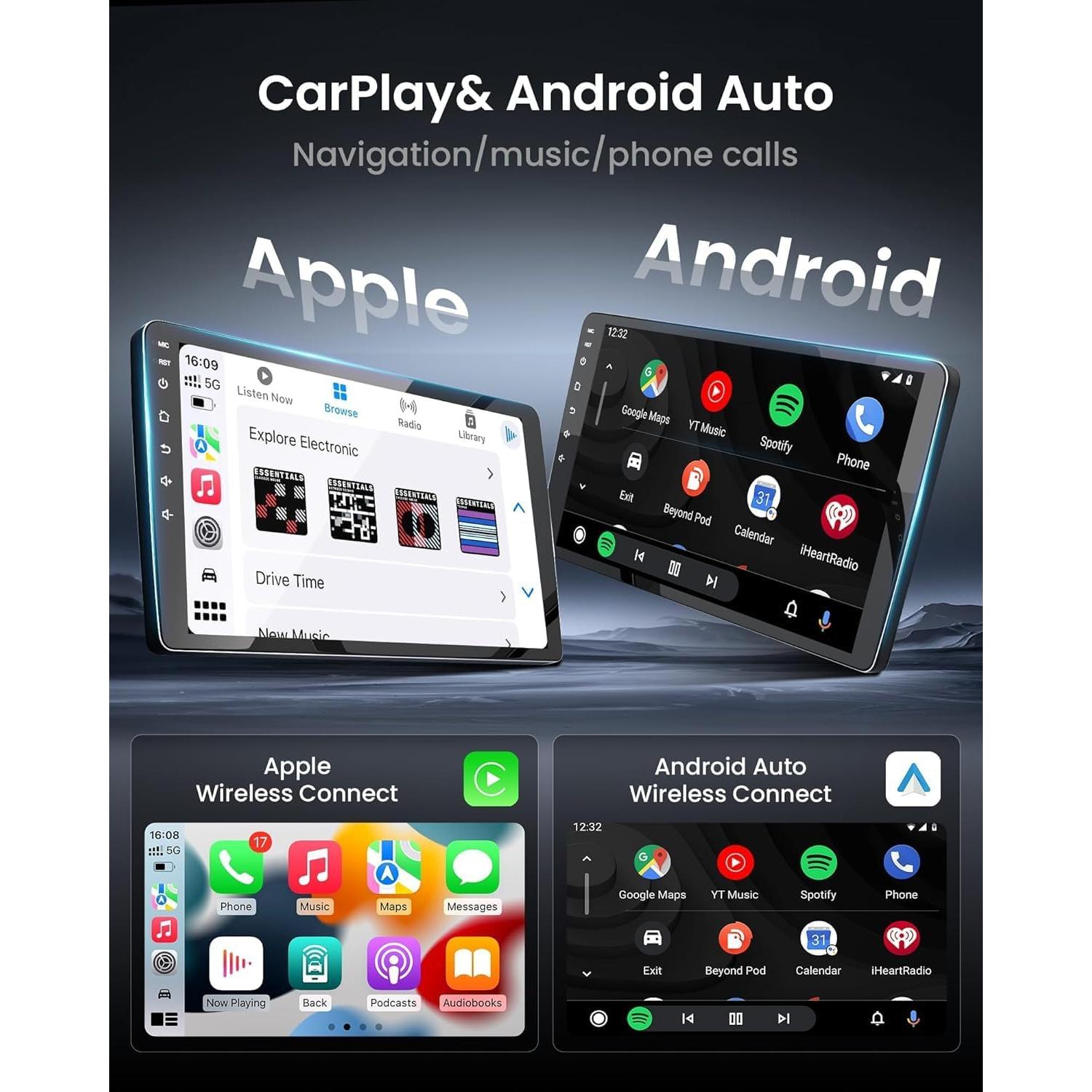 Estéreo de Coche Fortdows 10'' Android 12 para Nissan Altima 2013-2015