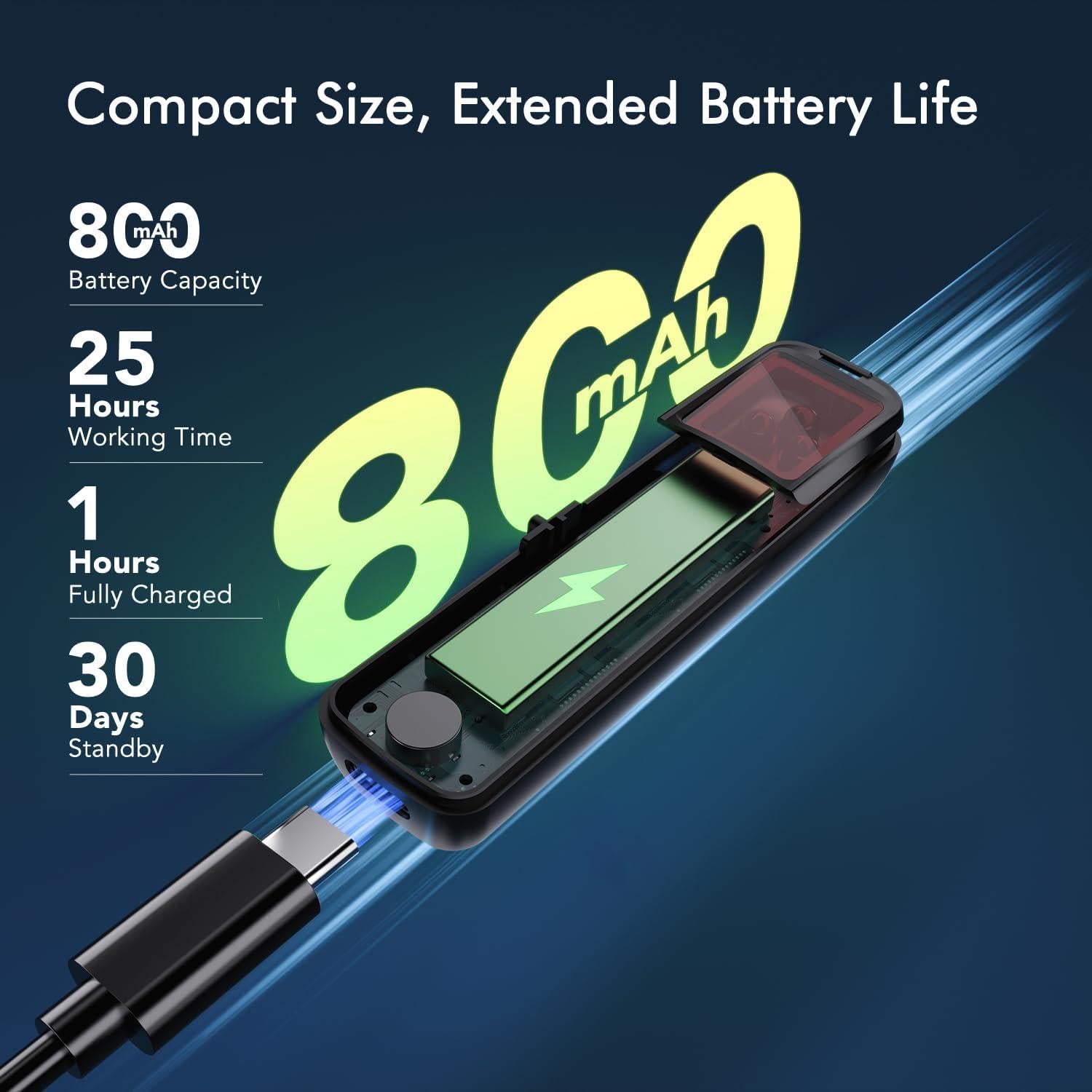 Detector de Cámara Oculta Abyliee P18-8G-V3 Portátil Negro