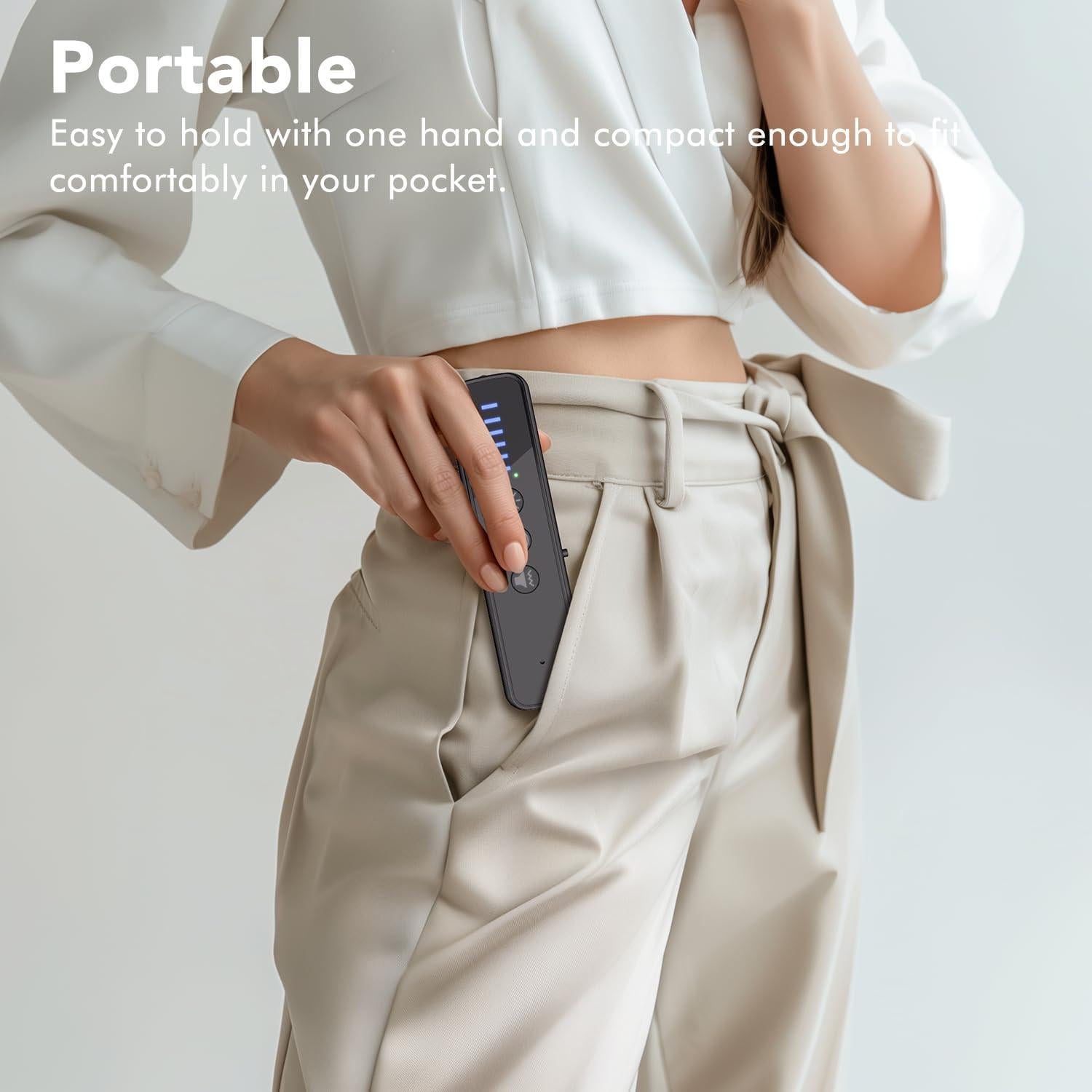 Detector de Cámara Oculta Abyliee P18-8G-V3 Portátil Negro