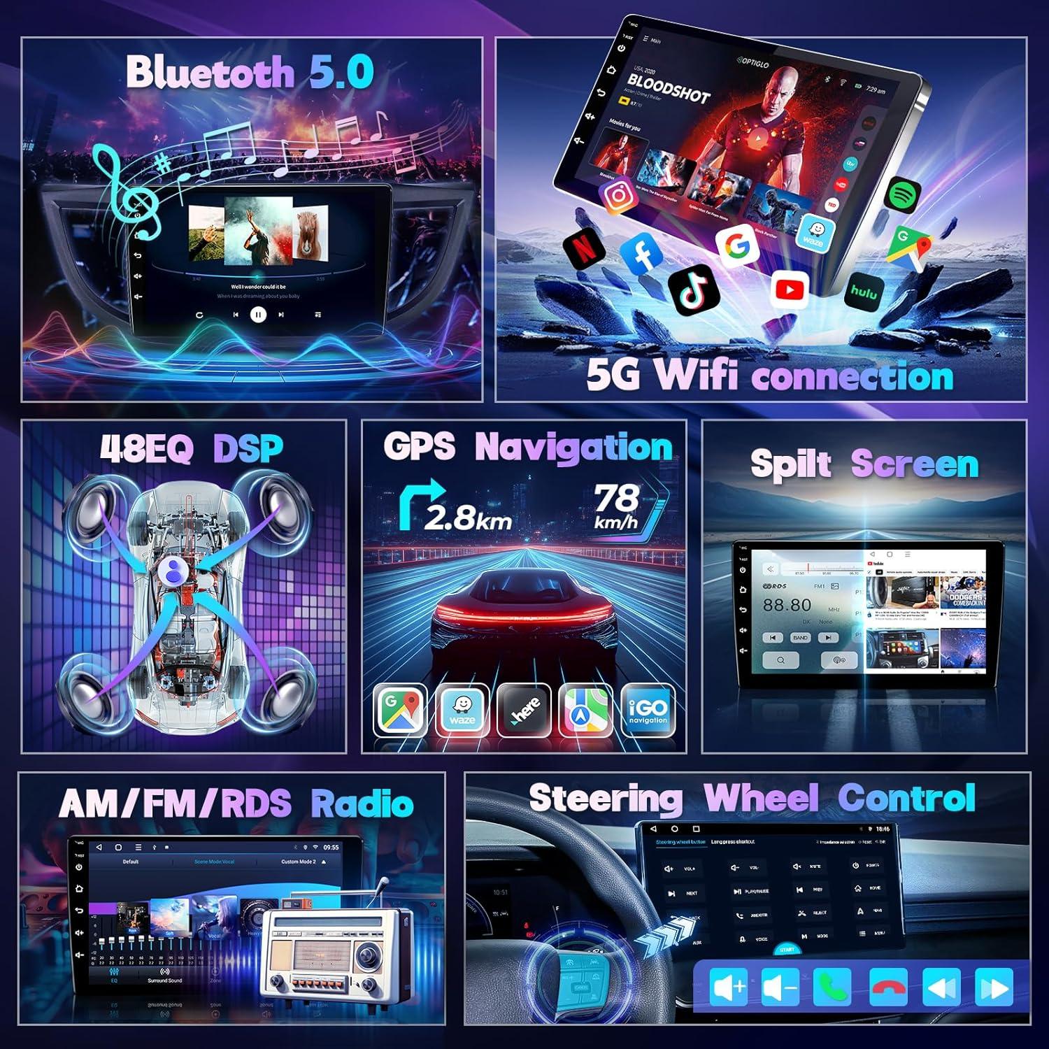 Radio Estéreo 10.33" LASERTAIL para Toyota 4Runner 2009-2021