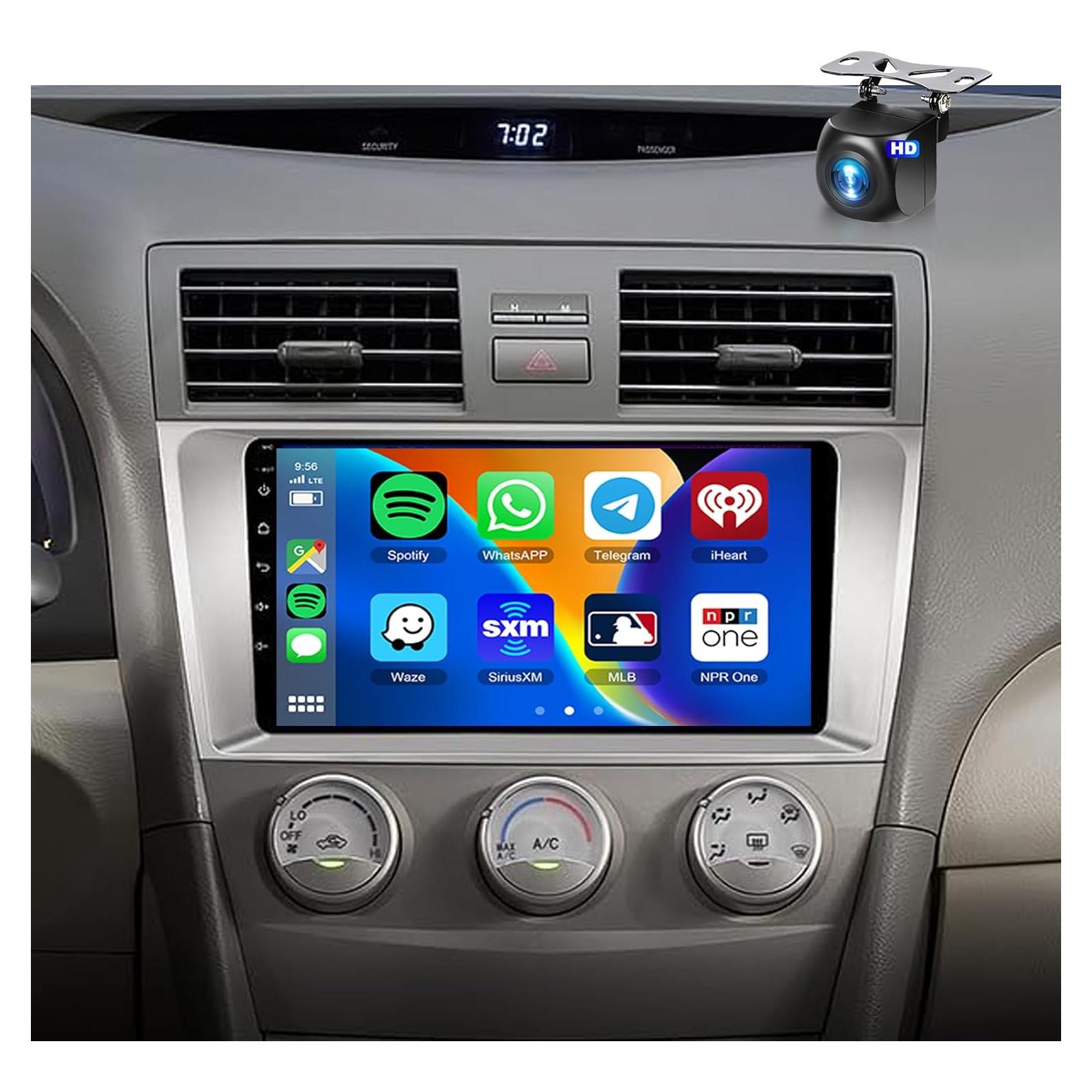 Estéreo de coche METEESER para Toyota Camry 2006-2011, 8 núcleos, 4G+64G, Android 13, pantalla táctil IPS 1280x720, CarPlay y Android Auto inalámbrico