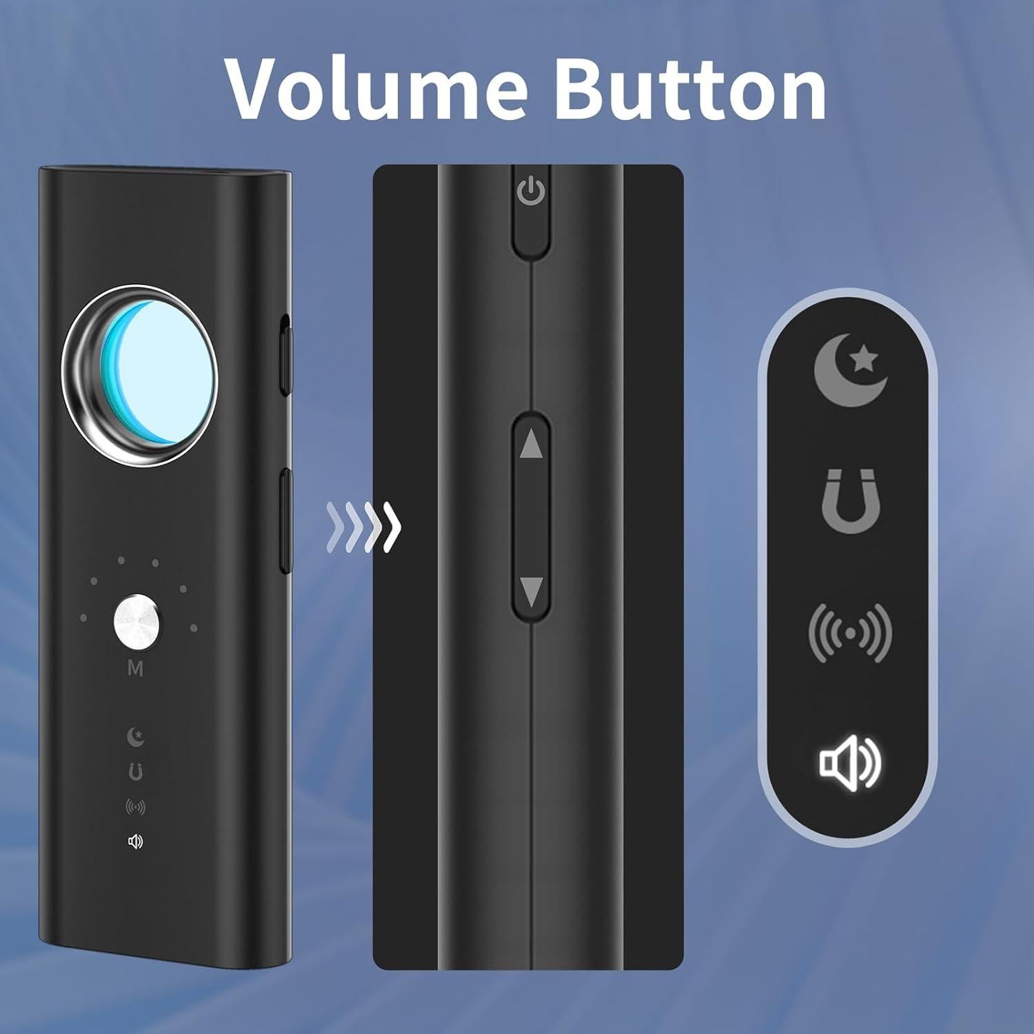 Detector de Cámaras Ocultas VERIVOXIA R35 - Antiespionaje Portátil