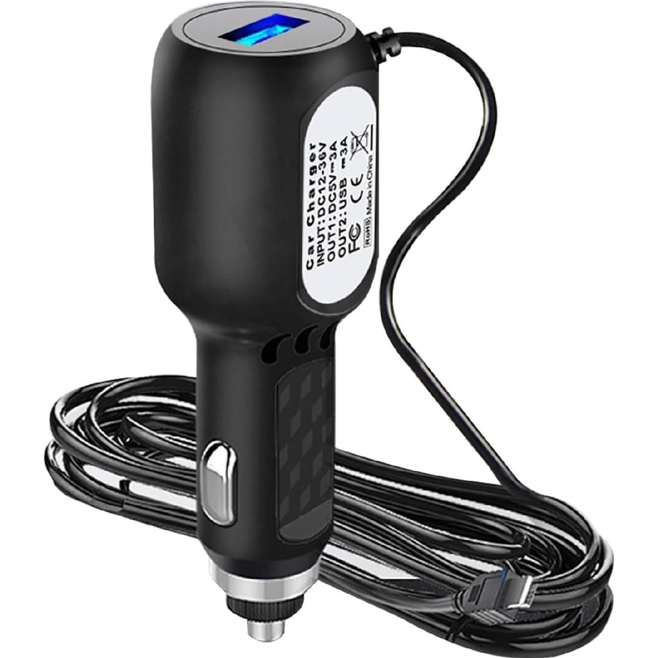 Cable de Carga Mini USB ATYFUER para Dash Cam y GPS 3.5m