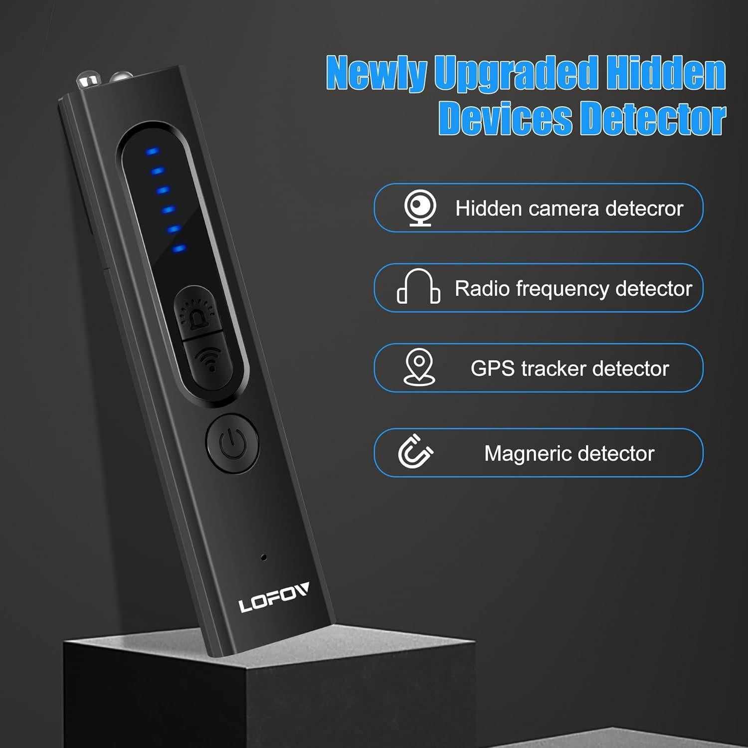 Detector de Cámaras Ocultas LOFOV X13 Inalámbrico Recargable