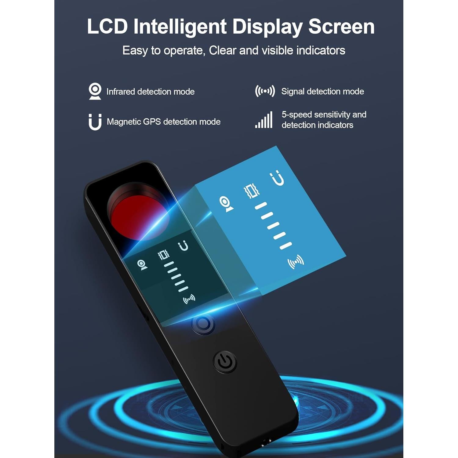 Detector de Cámaras Ocultas y Bugs CountureMode G007 - RF, GPS