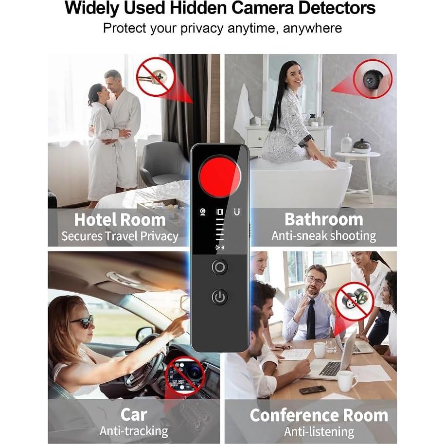 Detector de Cámaras Ocultas y Bugs CountureMode G007 - RF, GPS