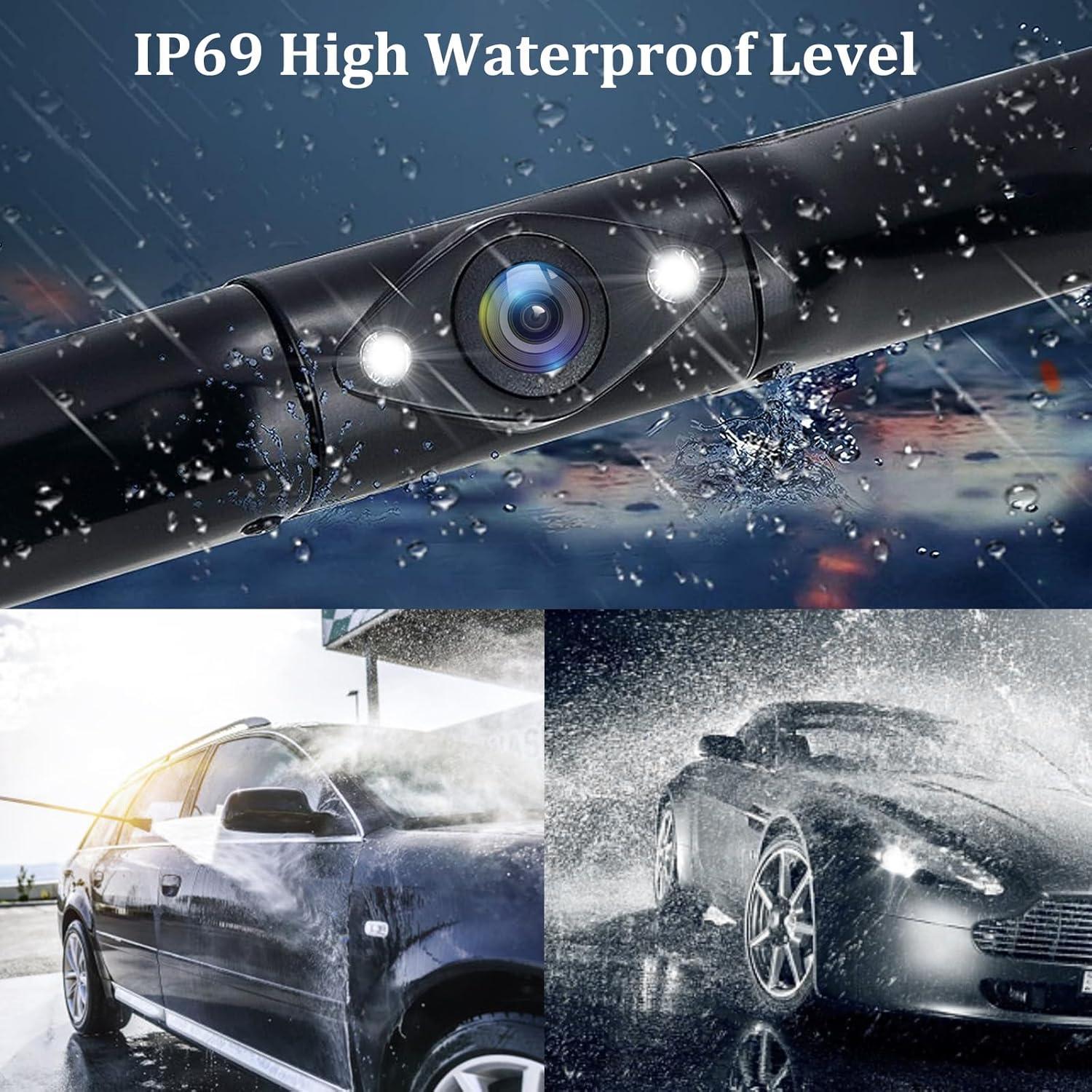 Cámara de Respaldo YUGUANG 170° HD con Visión Nocturna