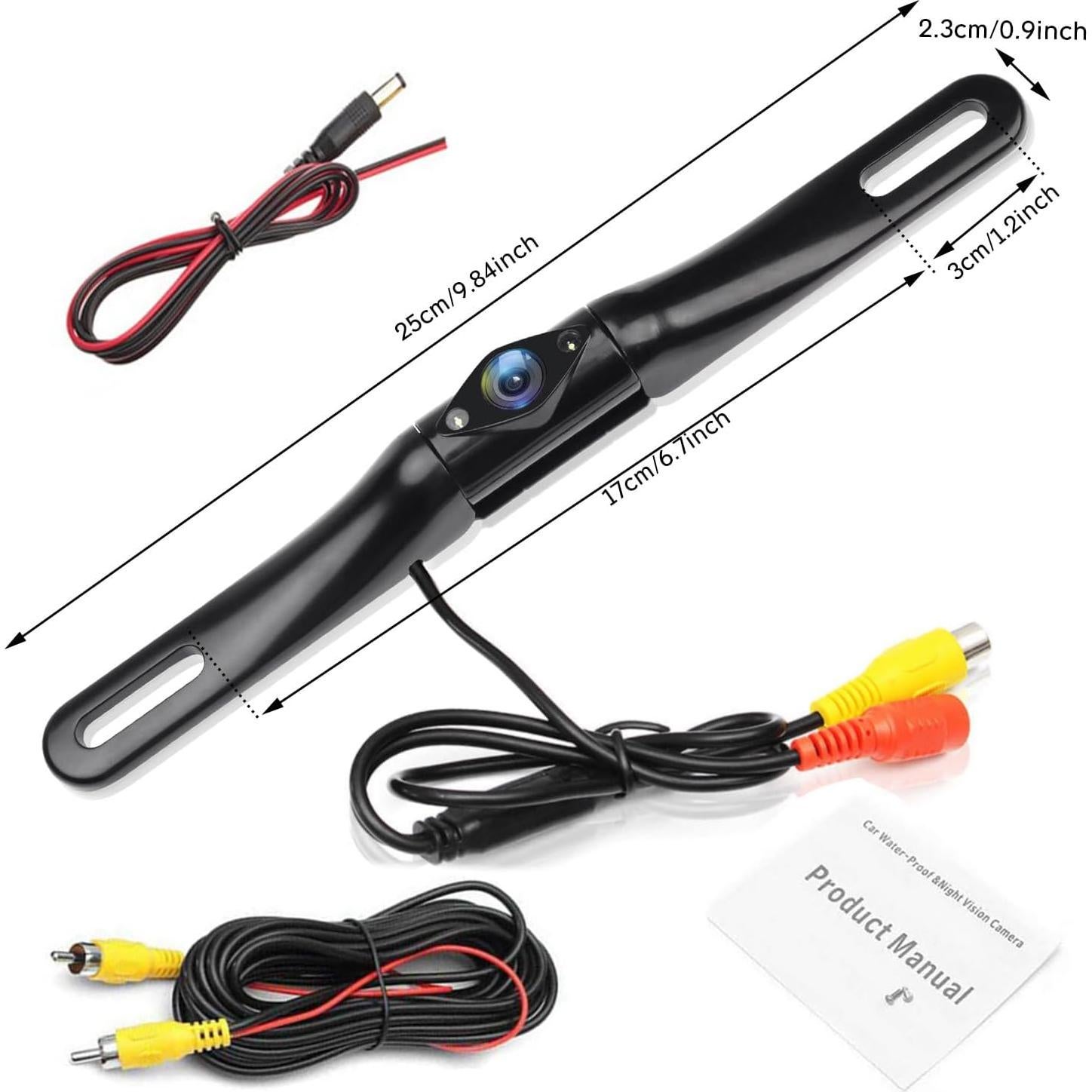 Cámara de Respaldo YUGUANG 170° HD con Visión Nocturna