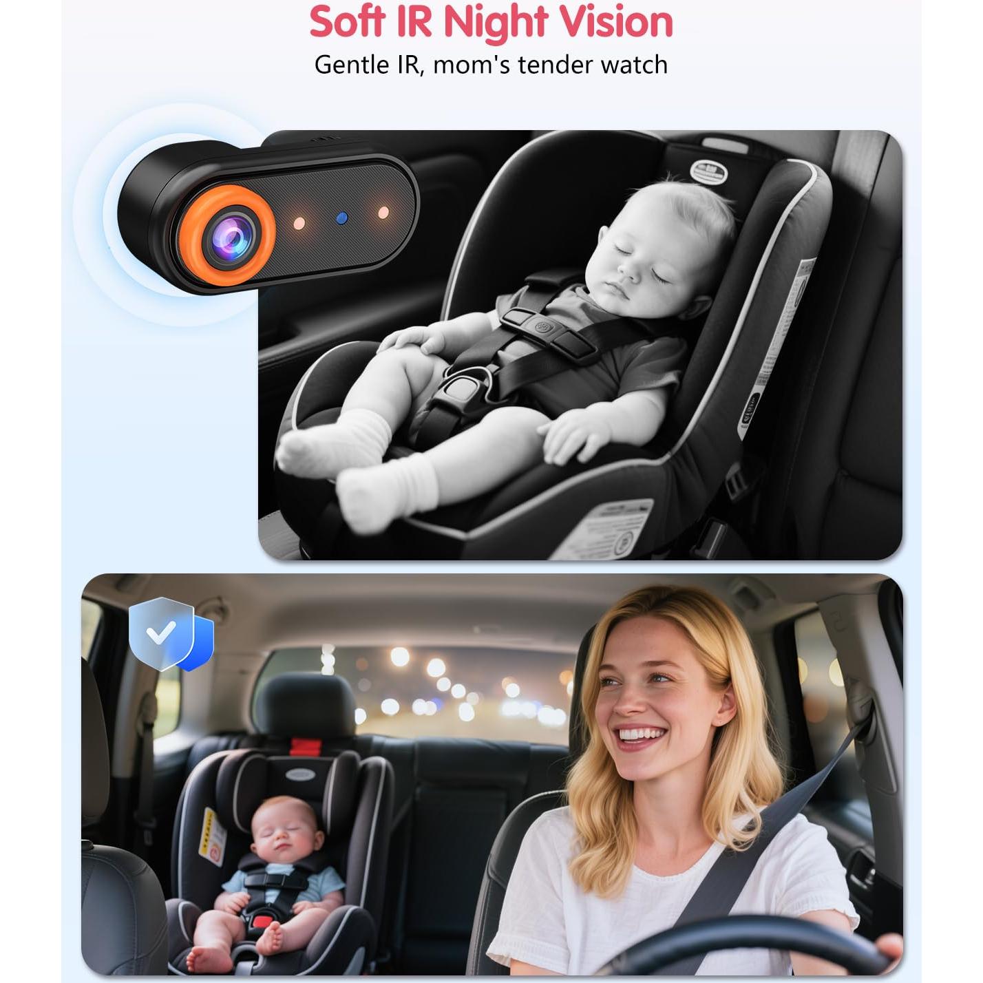 Cámara para Bebés BM2 PRO Luckview 1080P Pantalla 5.2"