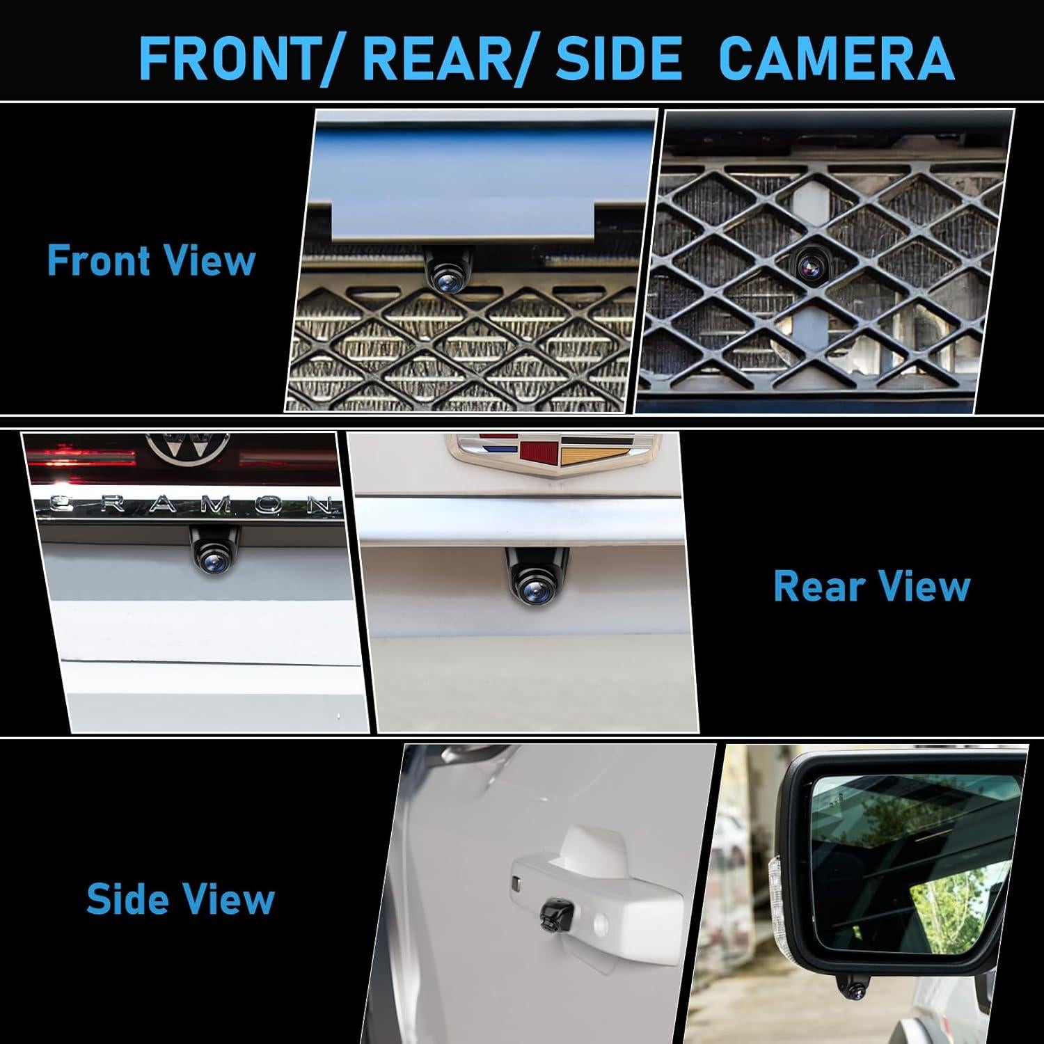 Cámara de Respaldo GLK AHD 1080P Impermeable con Visión Nocturna