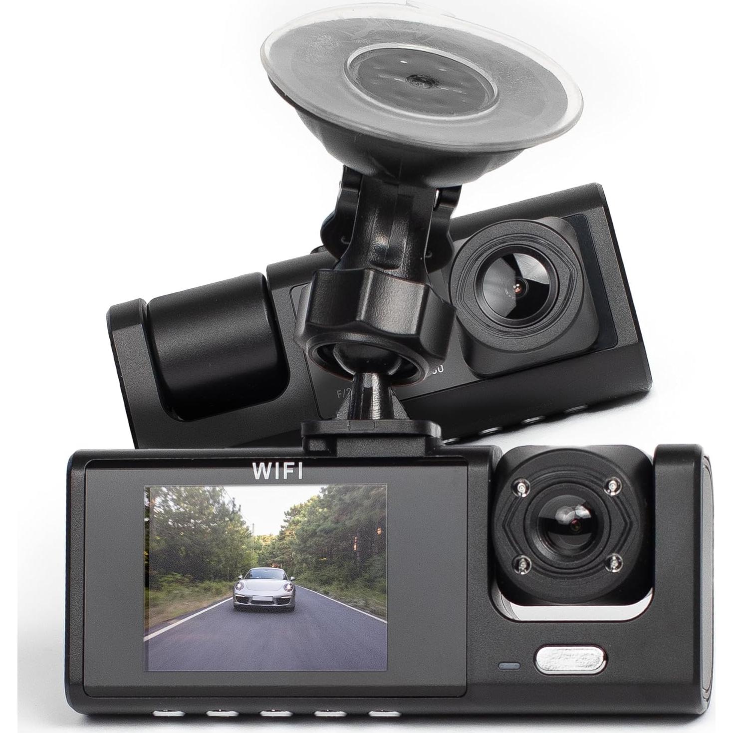 Cámara Dash 3 Canales 1080P Handy con Visión Nocturna