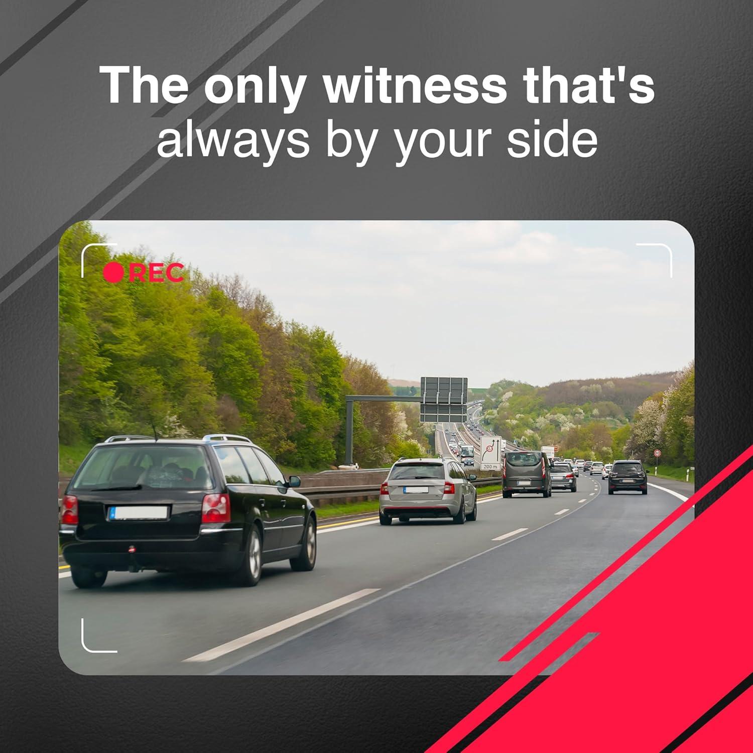 Cámara Dash 3 Canales 1080P Handy con Visión Nocturna