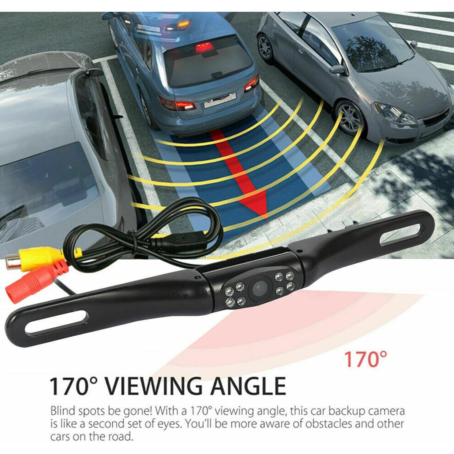 Cámara de Respaldo Kairiyard para Placa de Licencia 170° HD