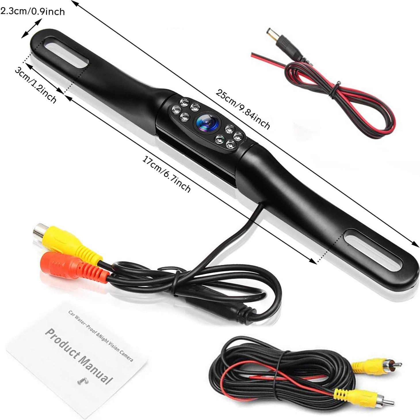 Cámara de Respaldo Kairiyard para Placa de Licencia 170° HD