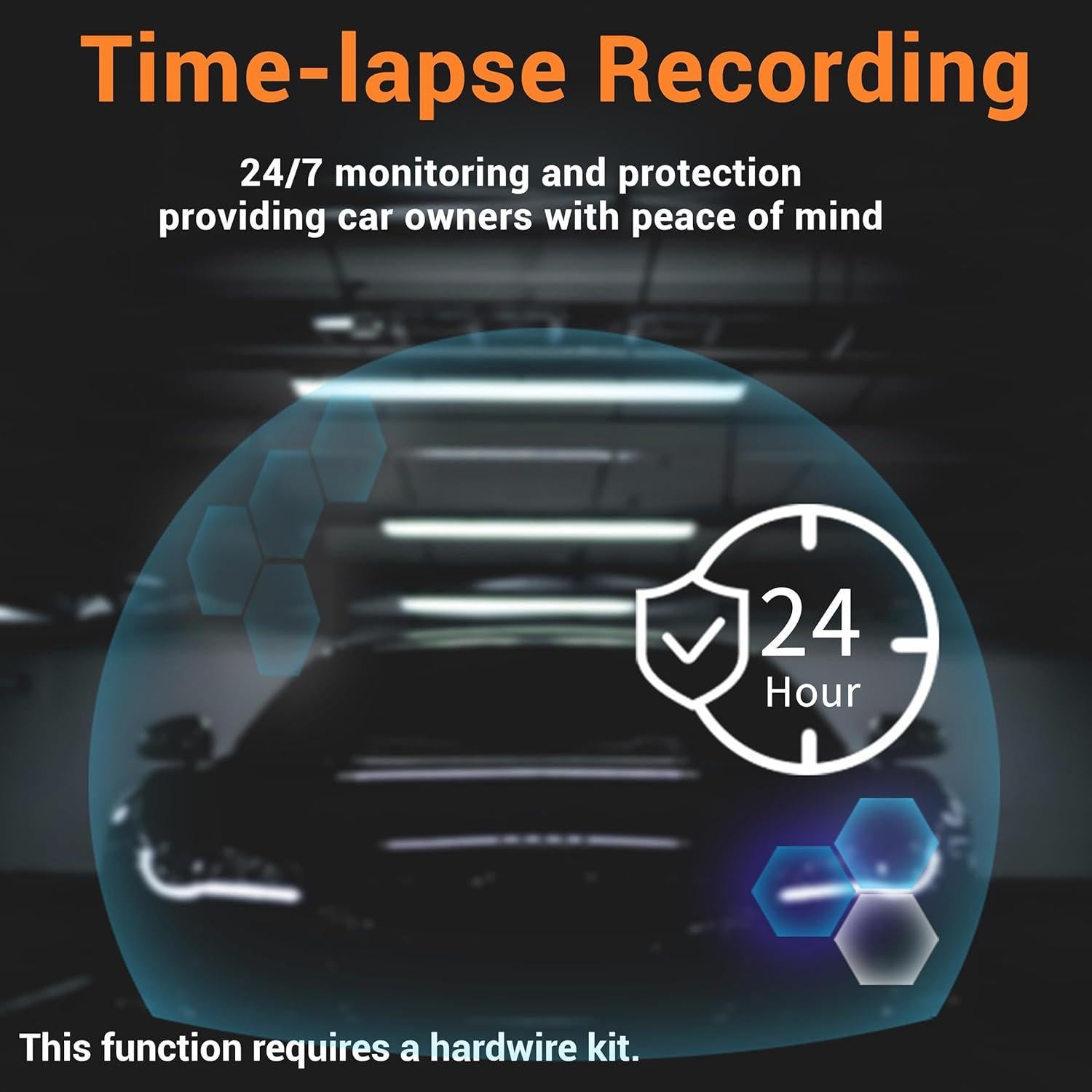 Cámara Dash 4K VIGARD S13 3 Canales con WiFi y GPS