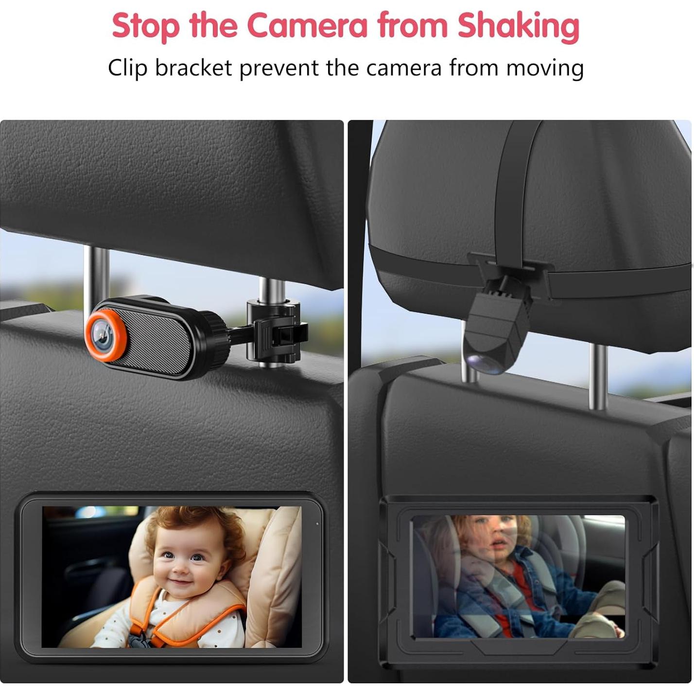 Cámara de Auto BM2 Luckview para Bebé 5.2" 1080P Zoom 3X