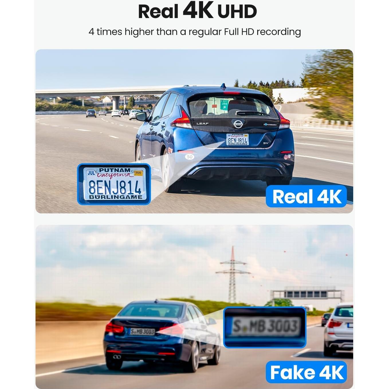 Cámara de Tablero Dual YEECORE D22 4K GPS WiFi 5G