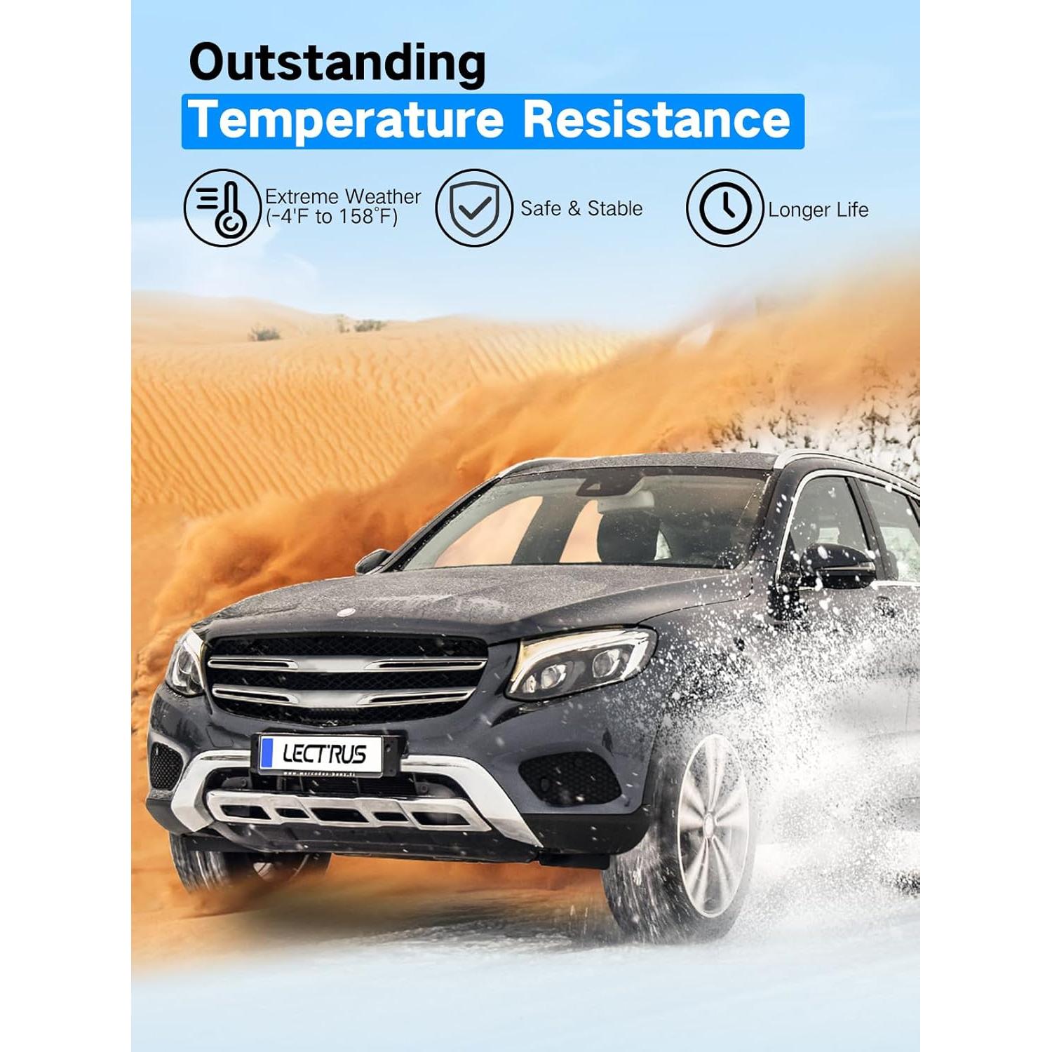 Cámara Dash 4K LECTRUS K02 Pro Triple Canal con Wi-Fi