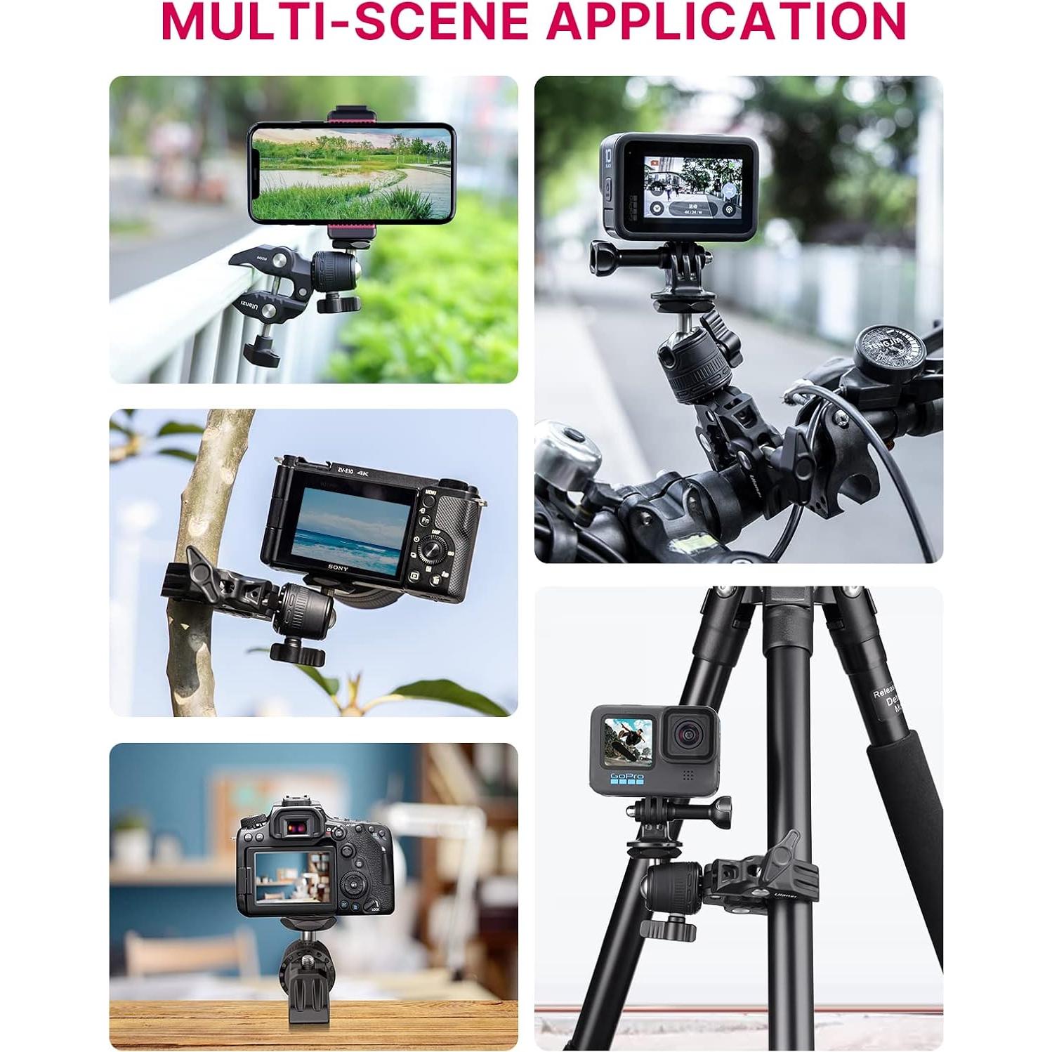 Soporte para Cámara ULANZI R099 Super Clamp 1.5kg 360°