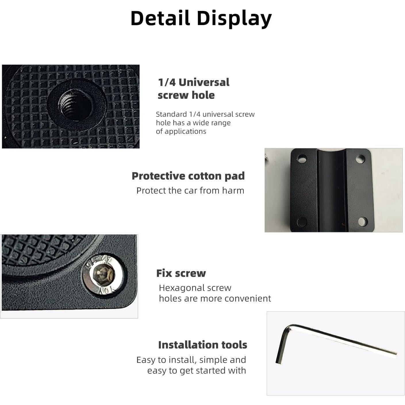 Soporte de Cámara para Reposacabezas Mippko MK76 Ajustable