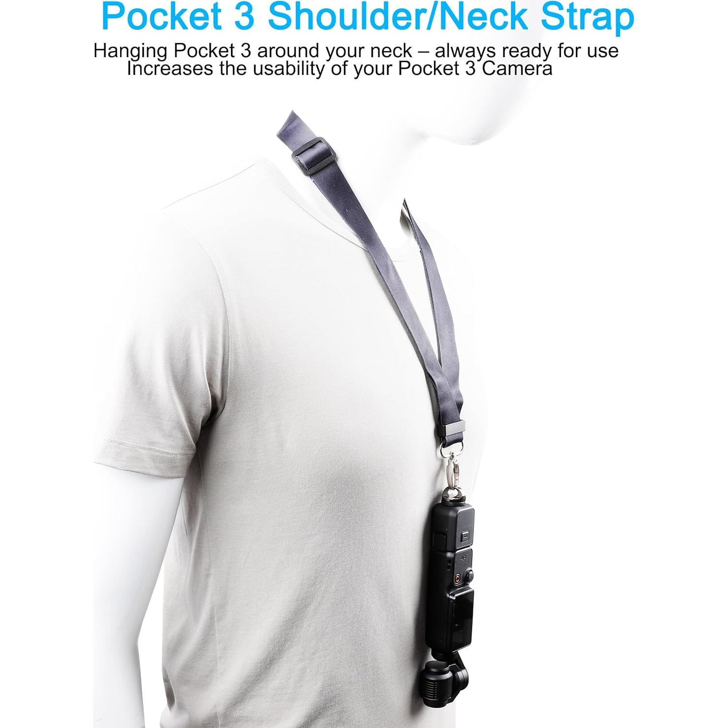 Correa de Cuello PellKing para DJI Osmo Pocket 3 y GoPro