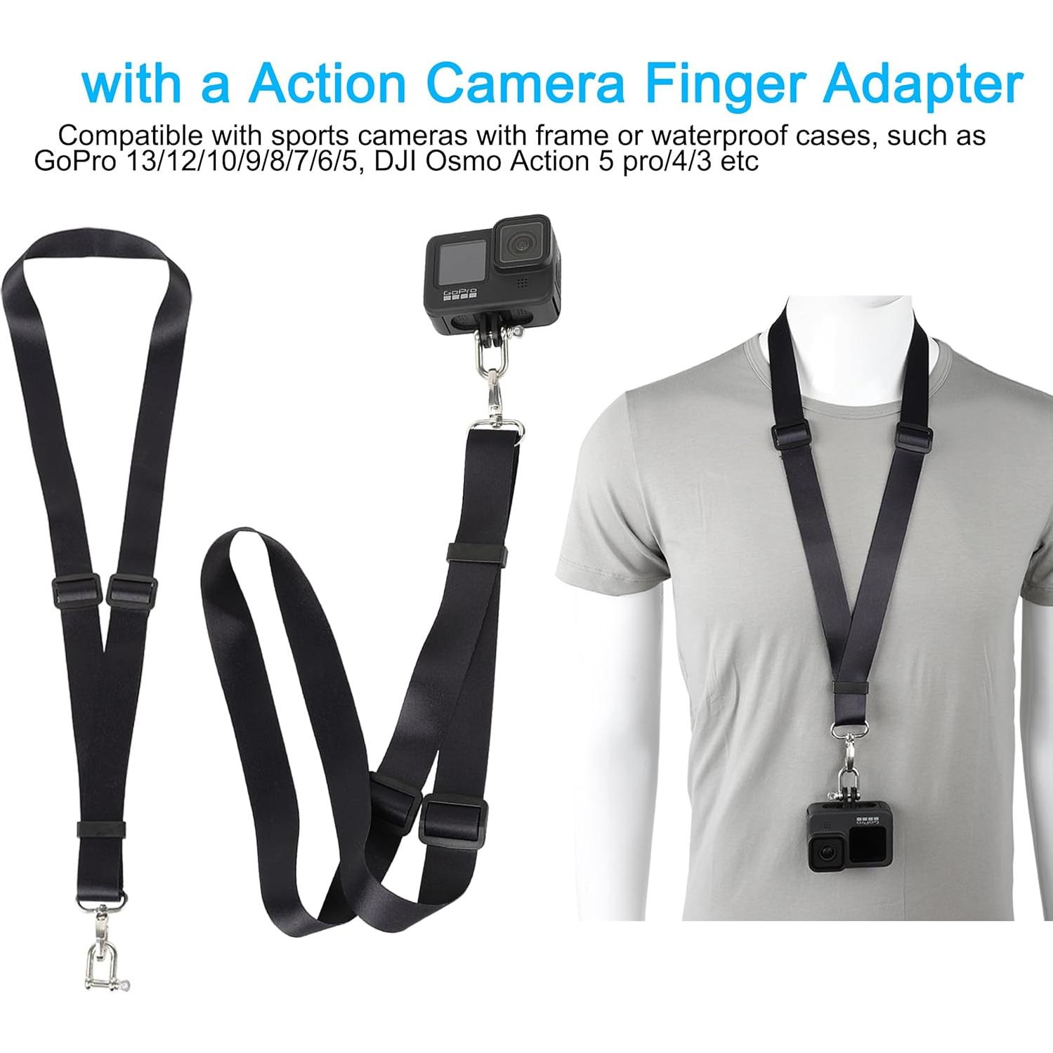 Correa de Cuello PellKing para DJI Osmo Pocket 3 y GoPro