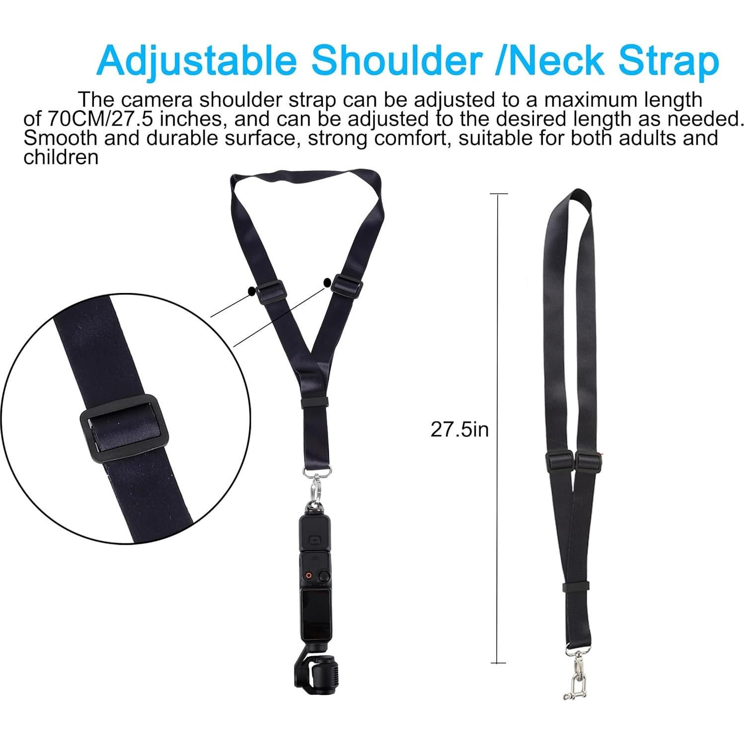 Correa de Cuello PellKing para DJI Osmo Pocket 3 y GoPro