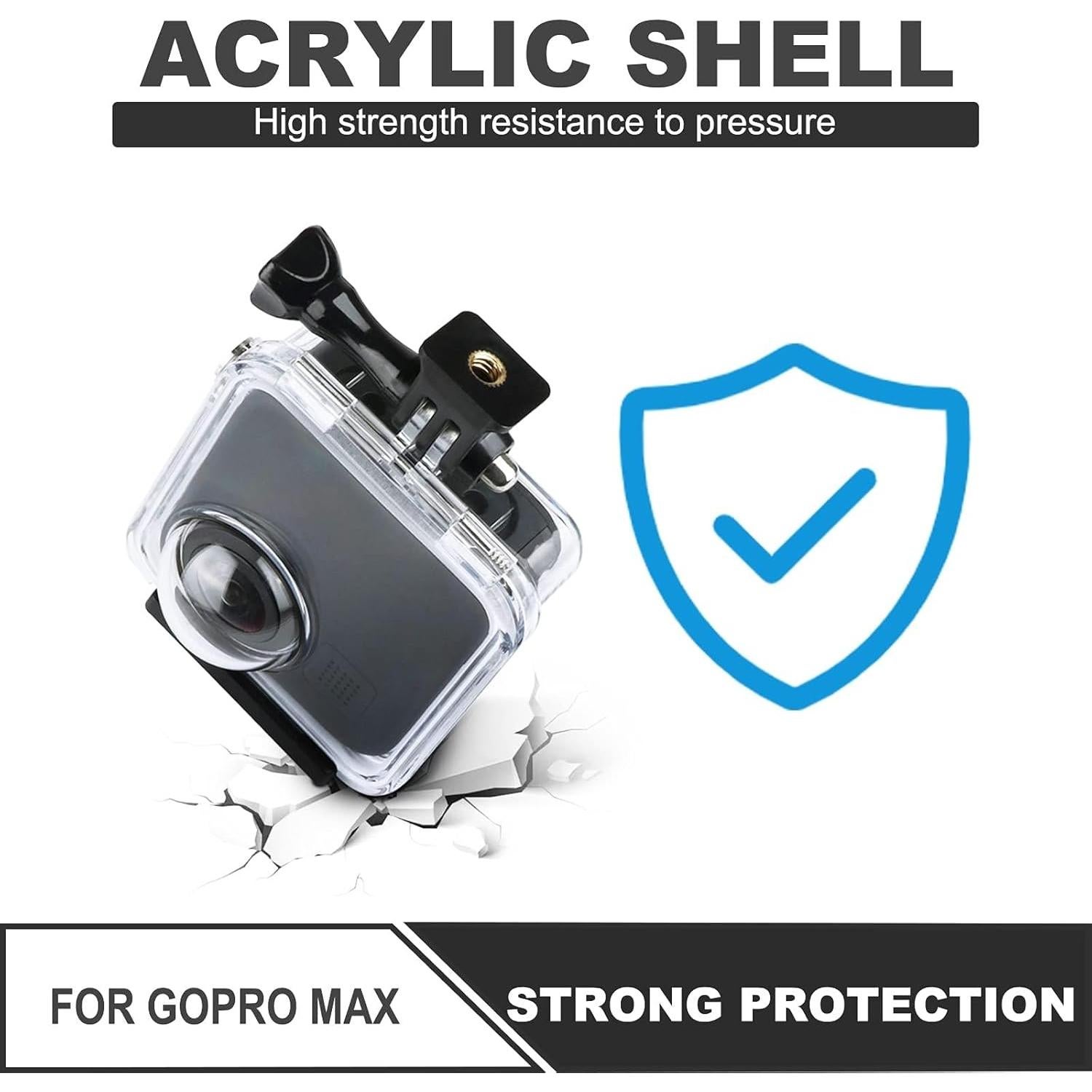 Funda Impermeable para Cámara GoPro Max 45M Buceo Accesorios