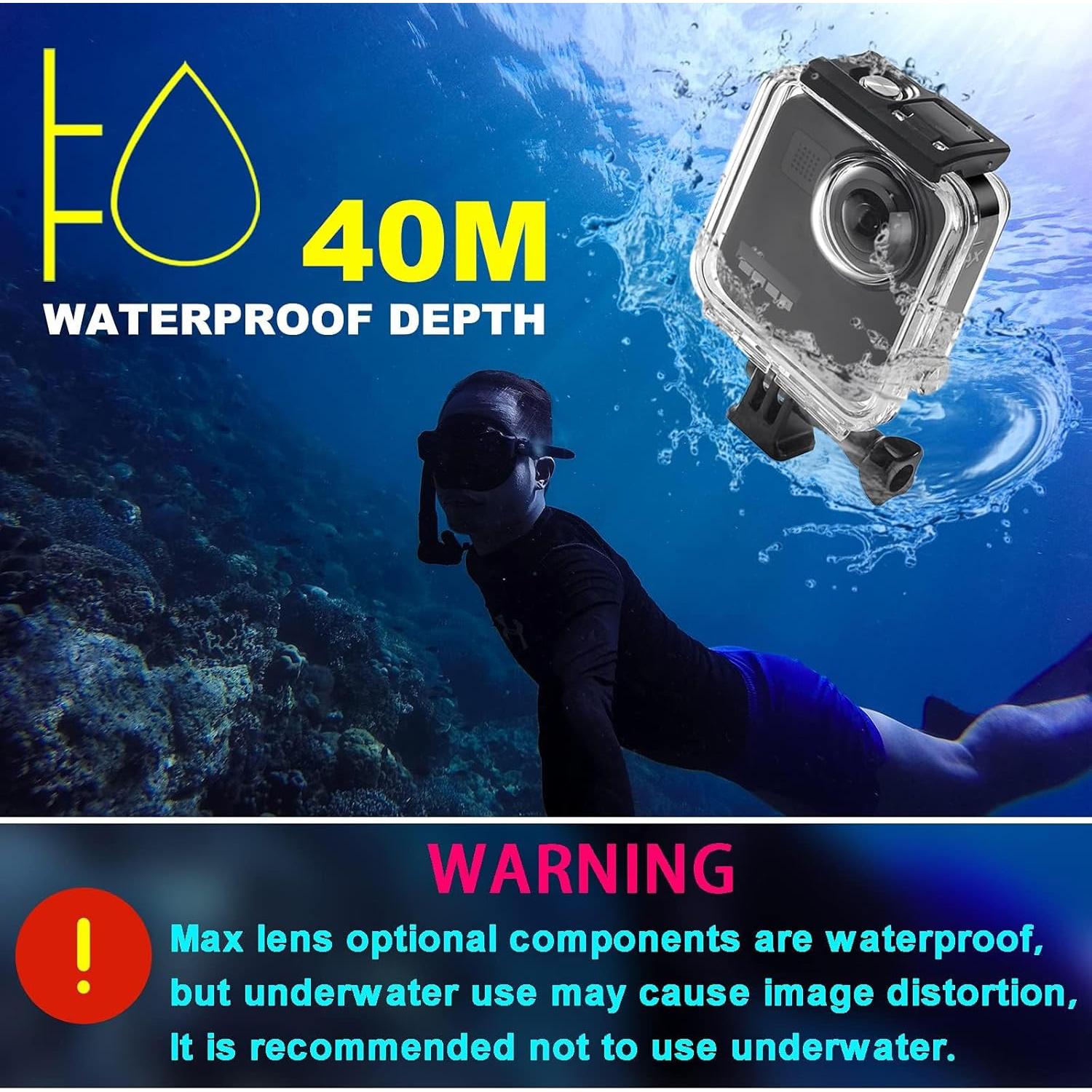 Funda Impermeable para Cámara GoPro Max 45M Buceo Accesorios