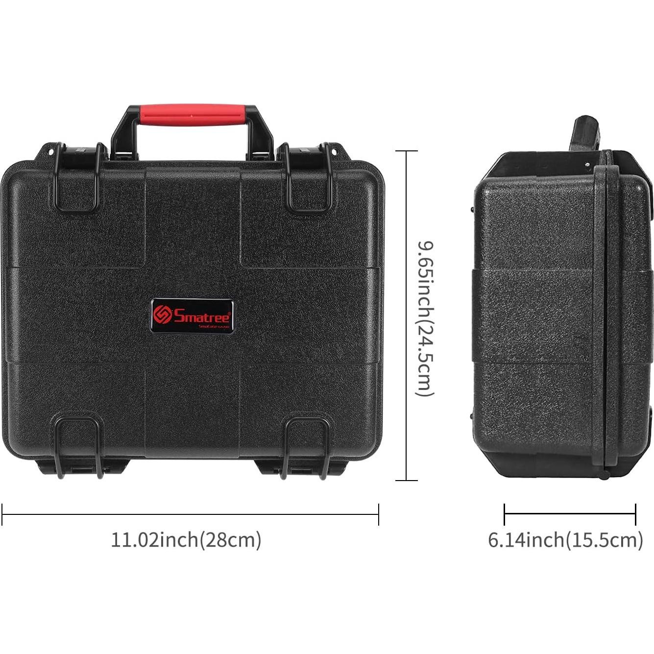 Estuche Duro Impermeable Smatree GA700-3 para GoPro y DJI OSMO